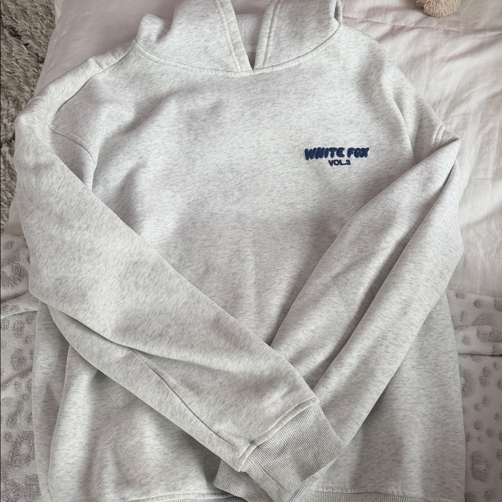 White Fox Boutique Gray Hoodie